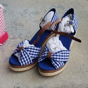 Krueger Madl  Shoes blue gingham